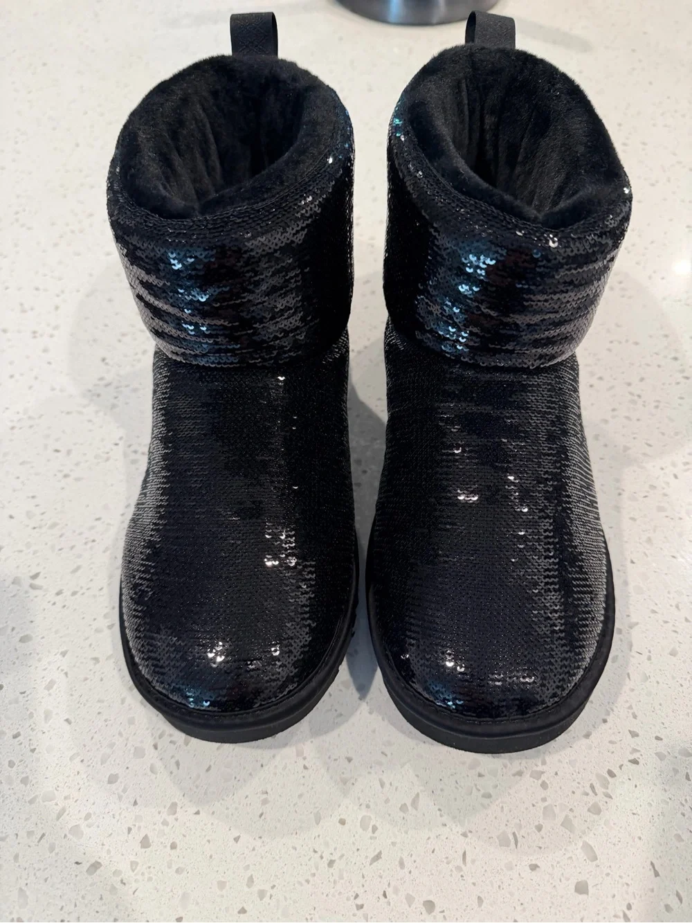UGG Classic mini mirror ball boot